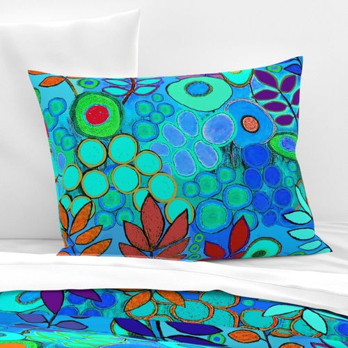 Arizona Garden Flowers Standard Pillow Sham Spoonflower