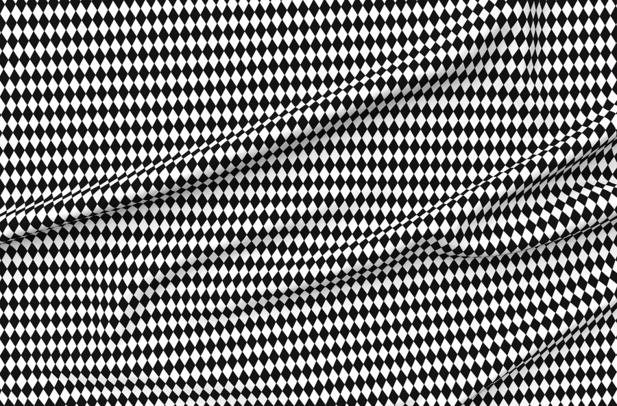 Harlequin Diamonds Black & White Small