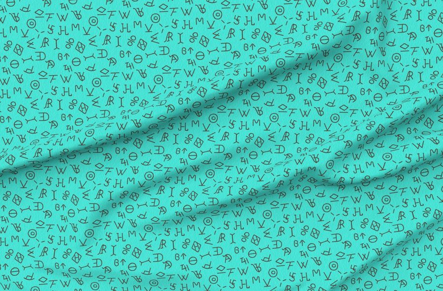 Brands On Turquoise Leather