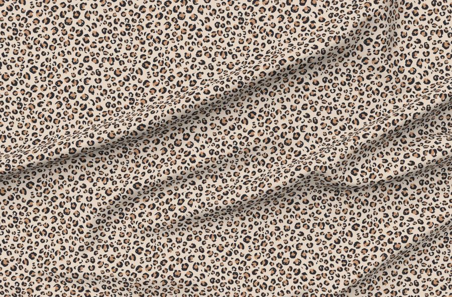 (M) Modern Animal Print - Brown And Tan Leopard Print