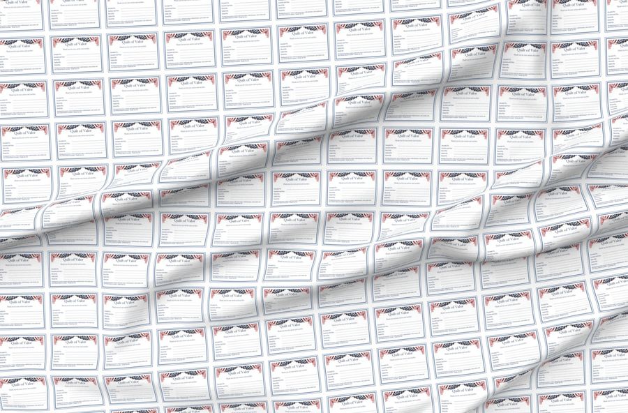 Qov Label - Draped Flag