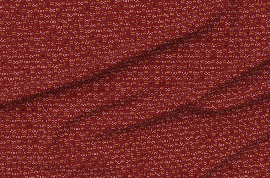Wizard Glasses - Maroon - 1 Inch Glasses