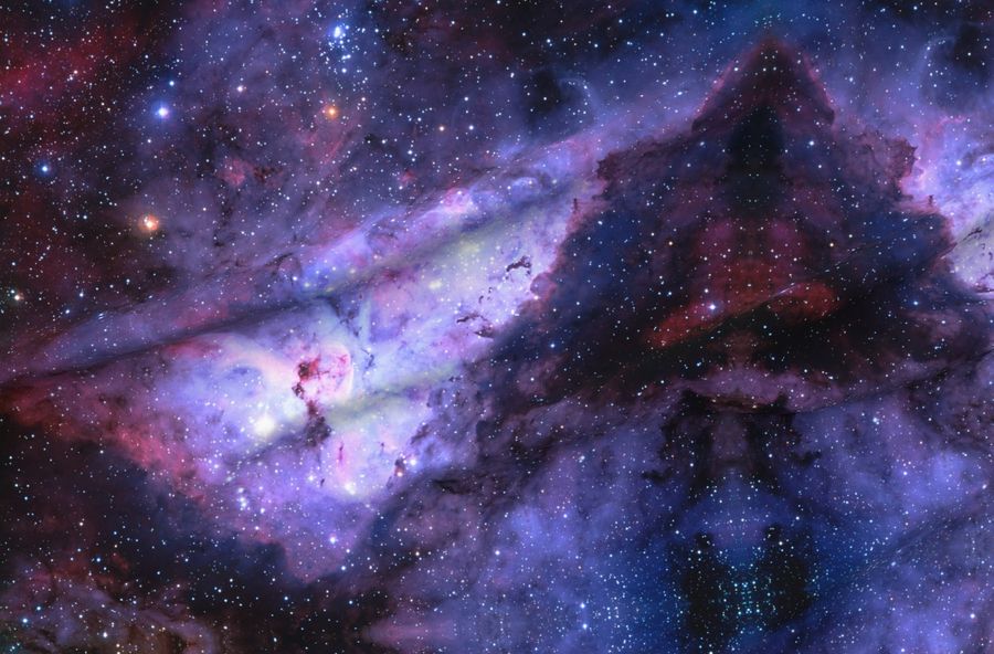 Carina Nebula (Edited Blue)