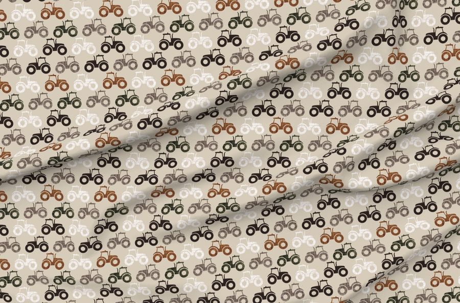 Tractors Linen Sugar Sand Mud Brown Green Olive Umber