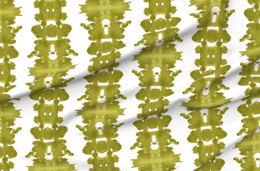 Custom 2 Chartruese Double Inkblot