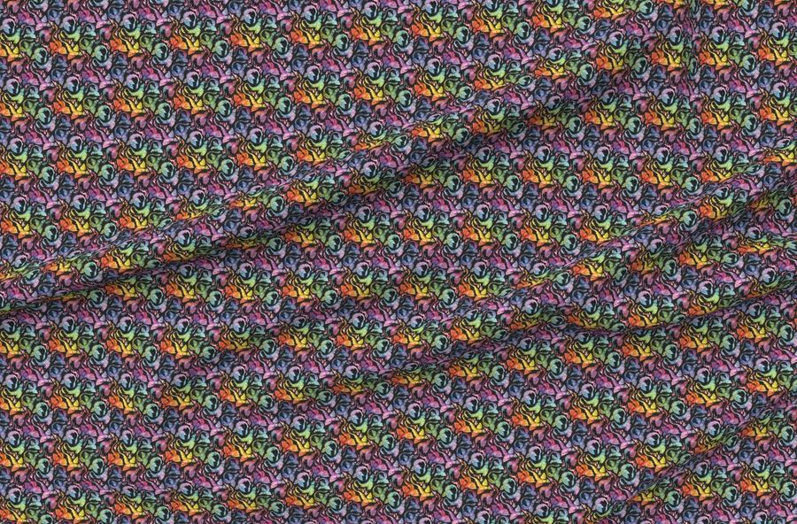 Dragon Fire Dark Rainbow Super Small