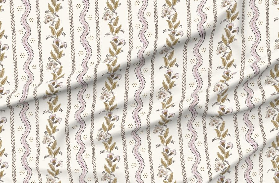 Blush And Toast Emma Stripe
