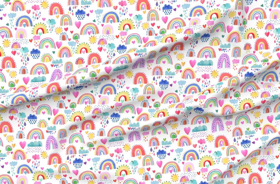 Rainbows Of Hope In The Sky Multicolor Nursery Baby & Kids Children Pop