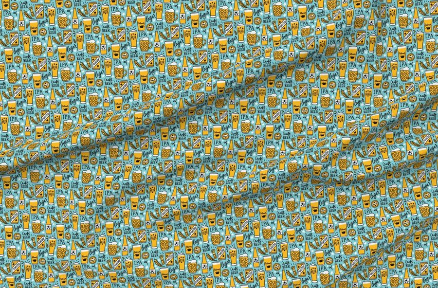 Beer In Turquoise Small Scale