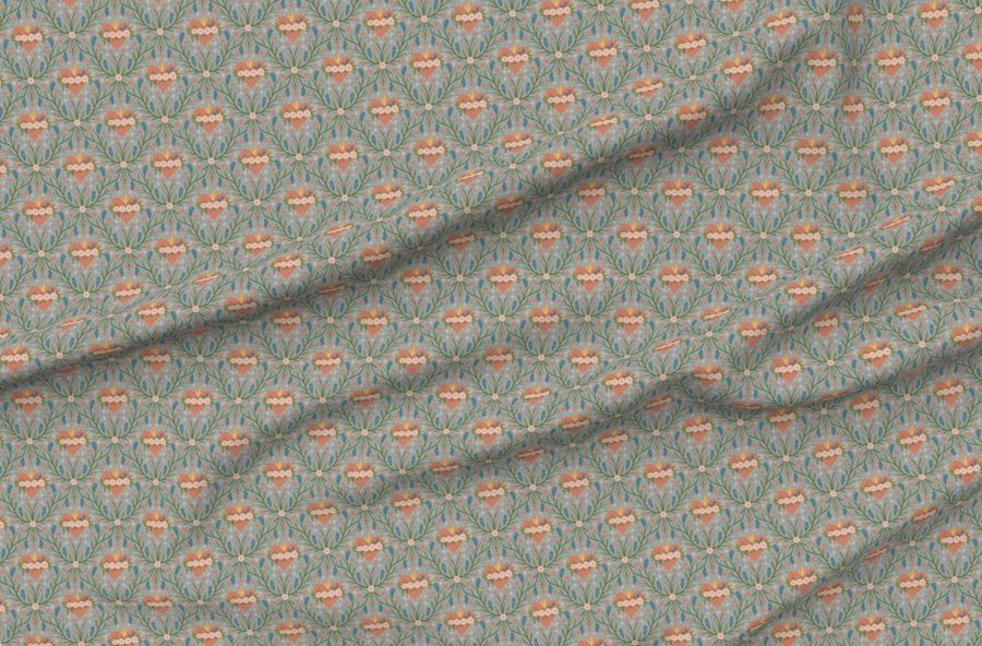 Immaculate Heart On Blue Gray