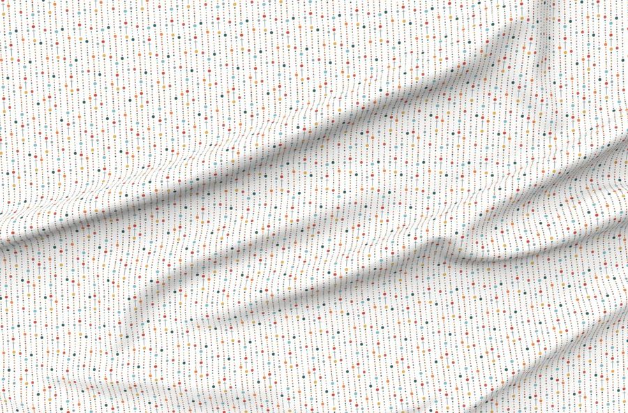 Little Rosary Dots On White