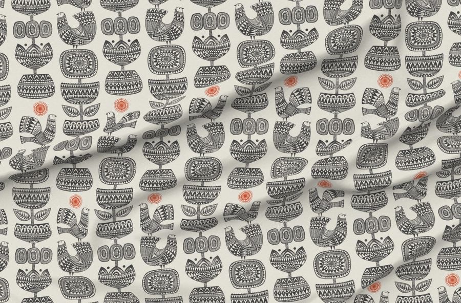 Scandinavian Flora And Birds