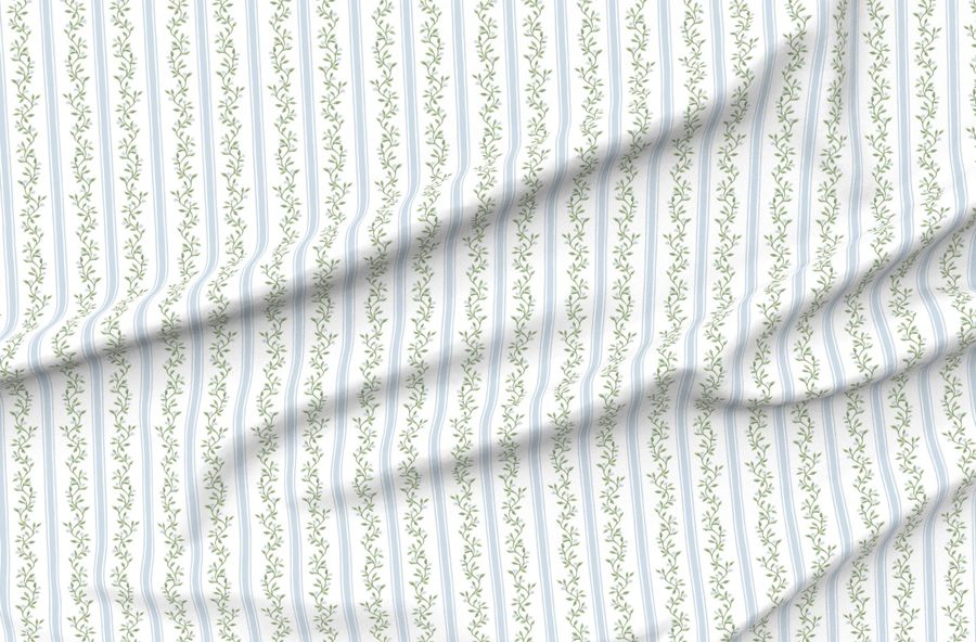 Libby Stripe Soft Blue Green