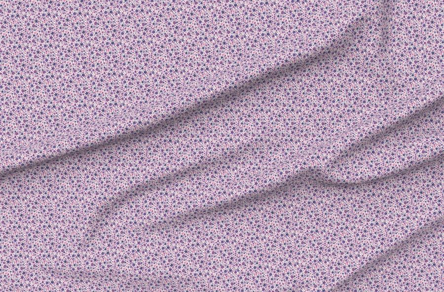 Happy Summer Blossoms Plum Tones On White By Brittanylane