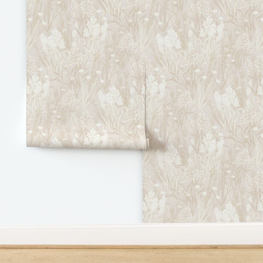 Neutral Wild (Beige) - Large Scale by Smokeinthewoods