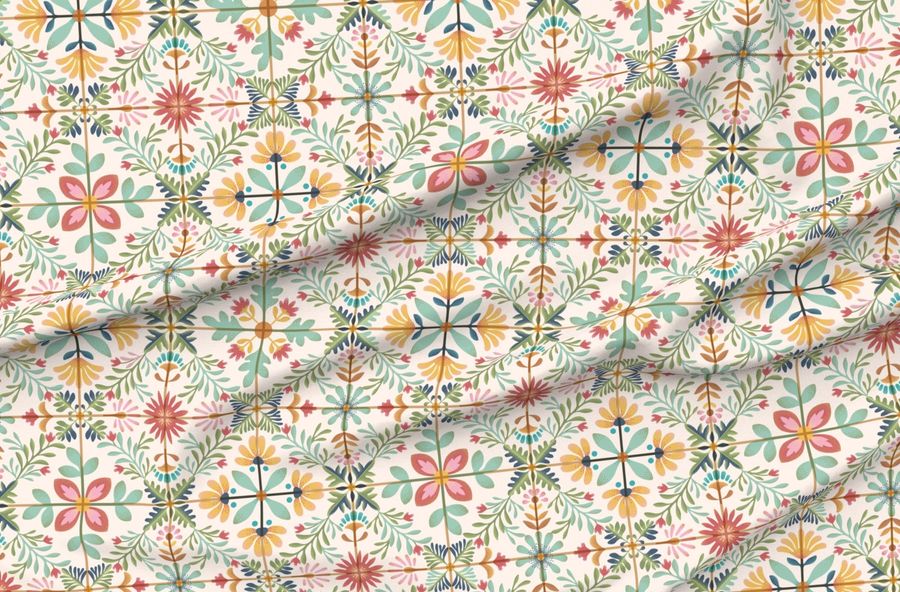Nostalgic Vintage Tile 24"