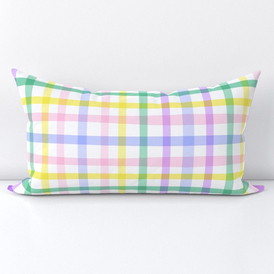 Cheerful Checks Summer Gingham Large Scale by Jac Slade
