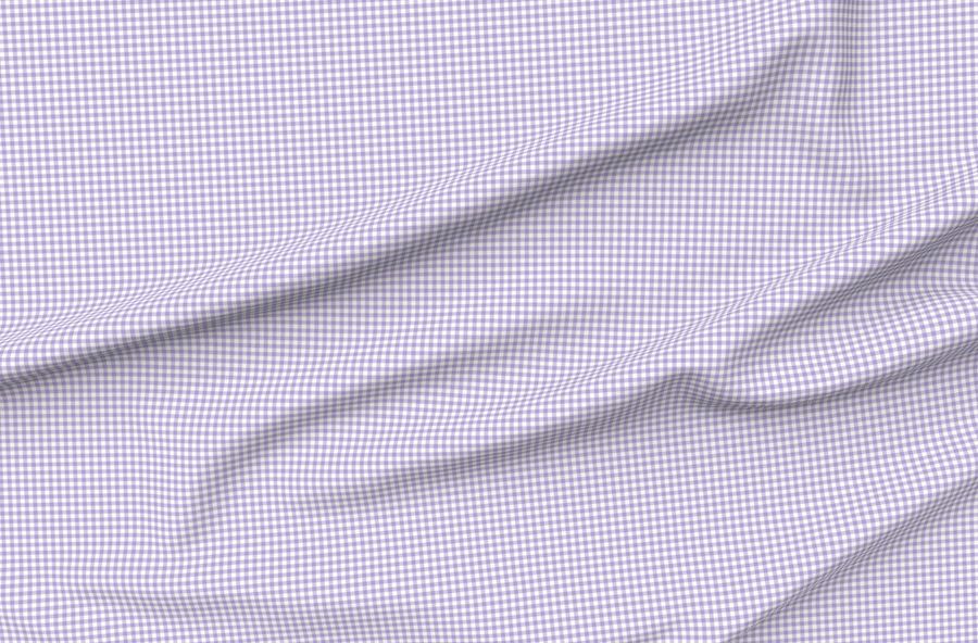 Lavender Gingham Mini Micro