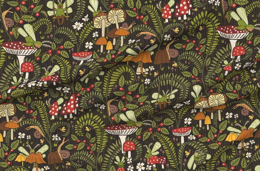 Hidden Whimsy Ferns And Fairys // Large