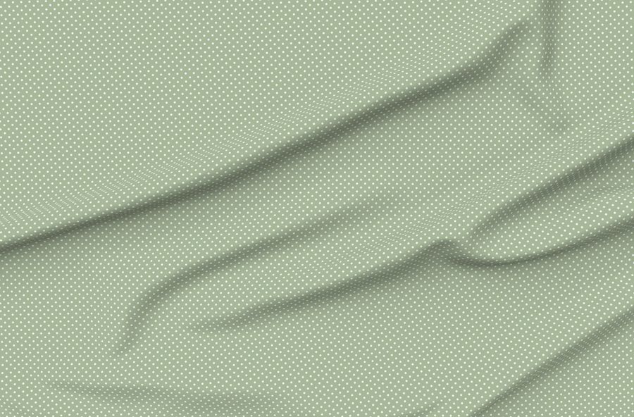 Sage Green Polkadots Coordinate For Classic Pooh Collection