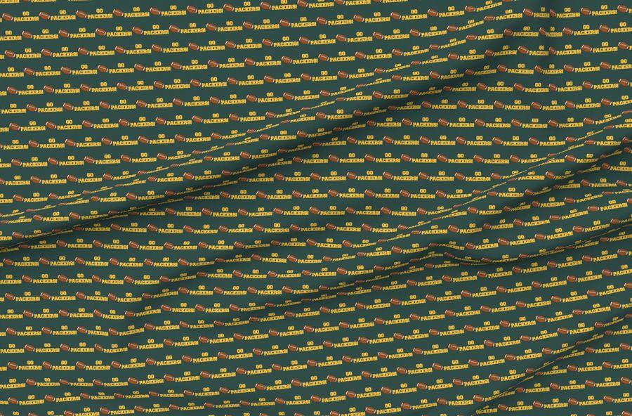 Medium Scale Team Spirit Football Go Packers Green Bay Packers Colors