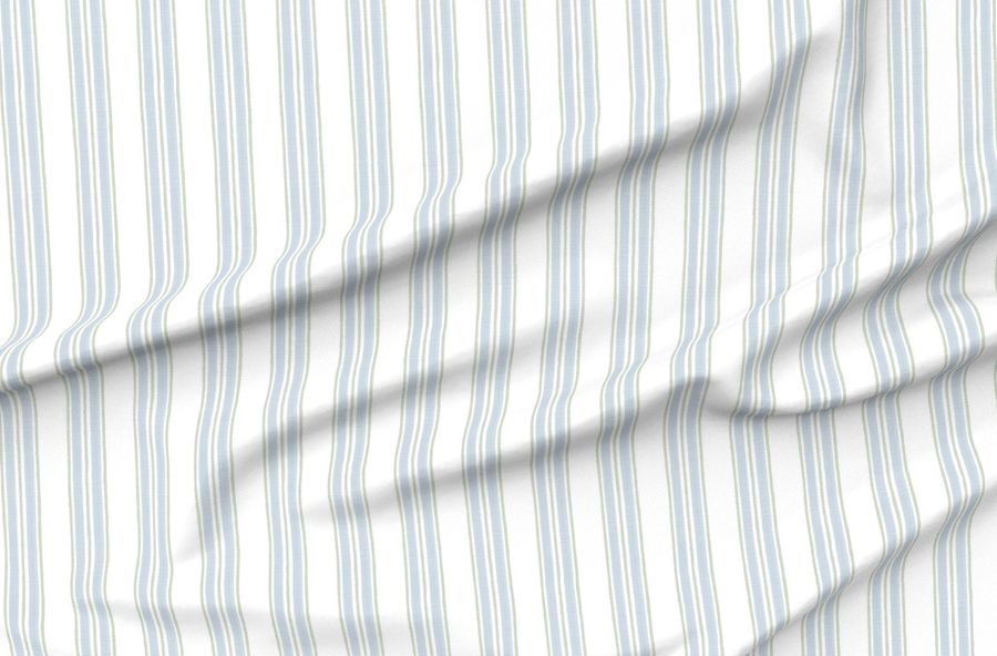 Soft Blue Green Anderson Stripe