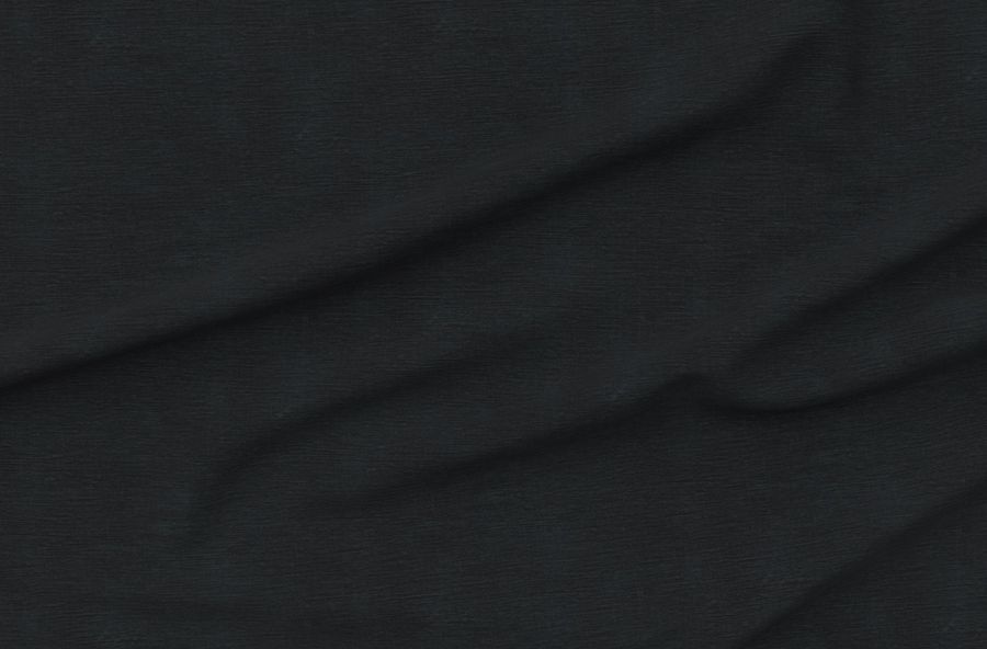 Black / Noir / Charcoal 001 With Fine Solid Color With Finest Linen Texture