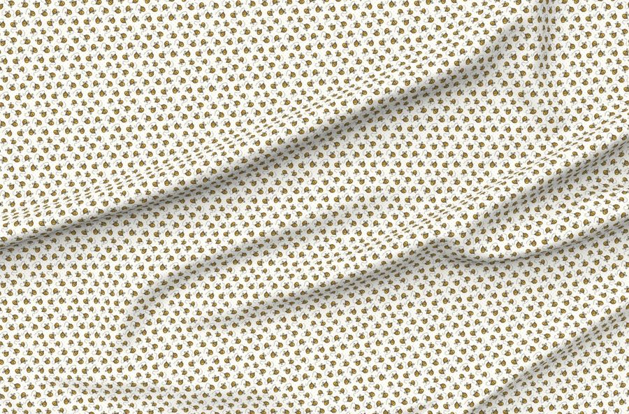 Smaller Scale Buzzy Bees Classic Pooh Nursery Coordinate White With Soft