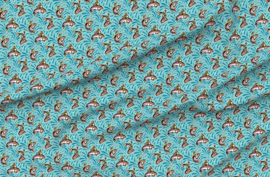 Rodeo Frogs - 6" Medium - Aqua Blue