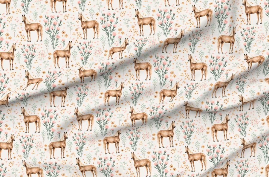 Wild Horse Desert Floral 12 Inch