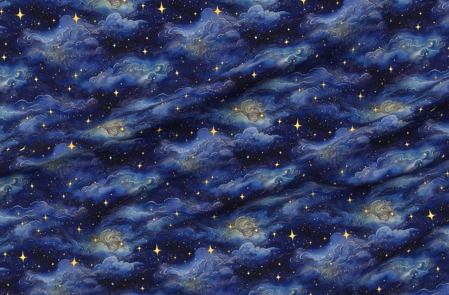Starry Skies Of Outer Space / Upholstery  / Wallpaper / Space Home
