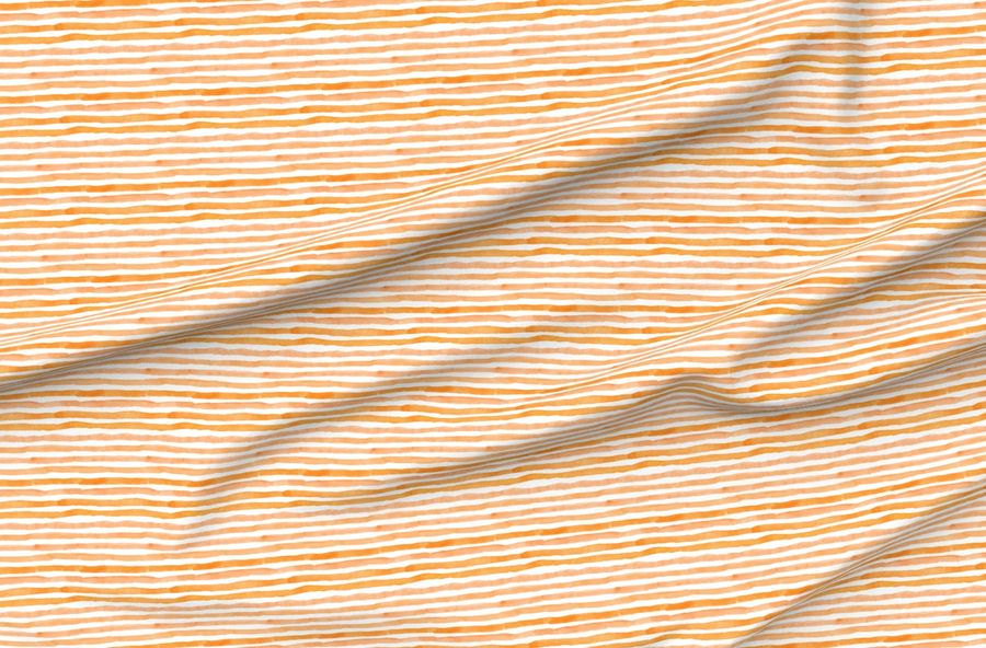 Fall Orange And Peach Stripes