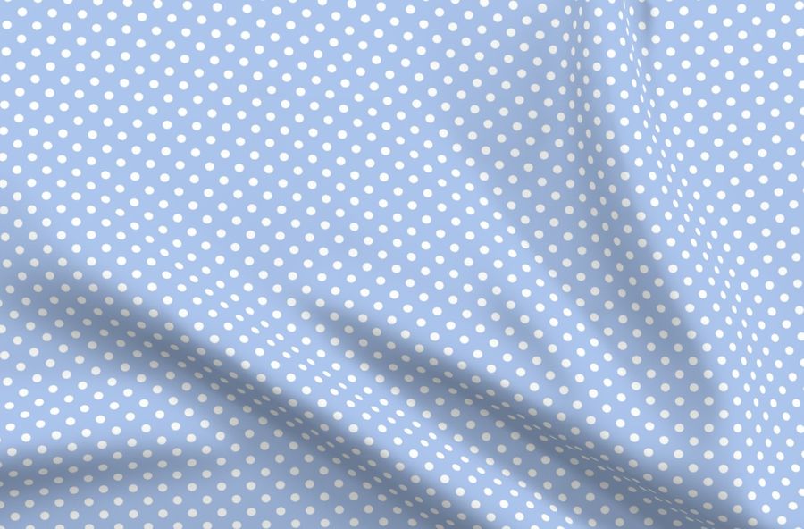 pois_blanc_fond_bleu_S - Spoonflower