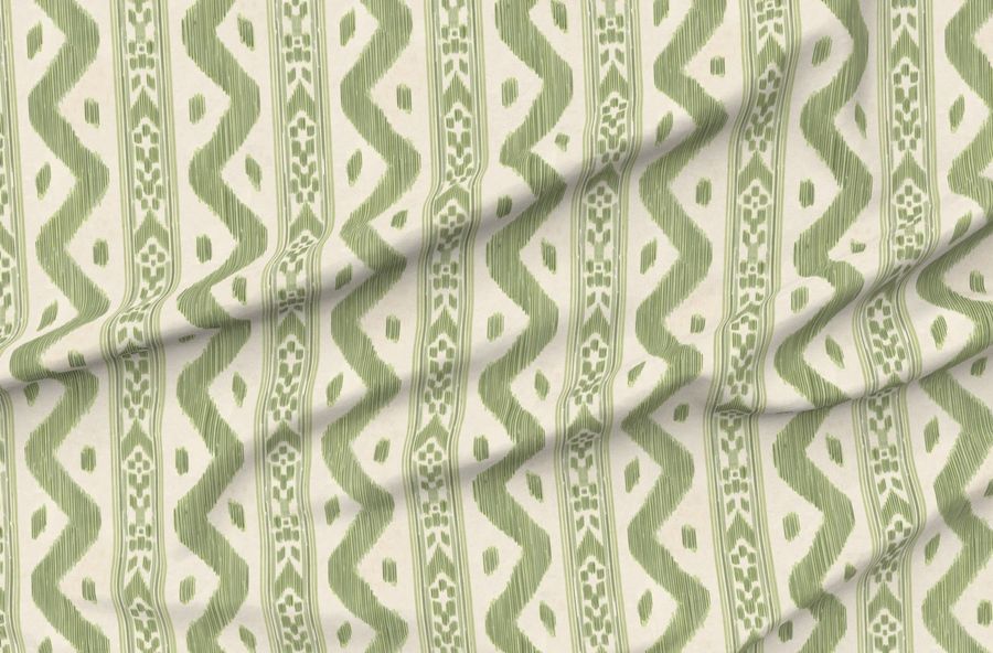 Mariah Ikat Favorite Green