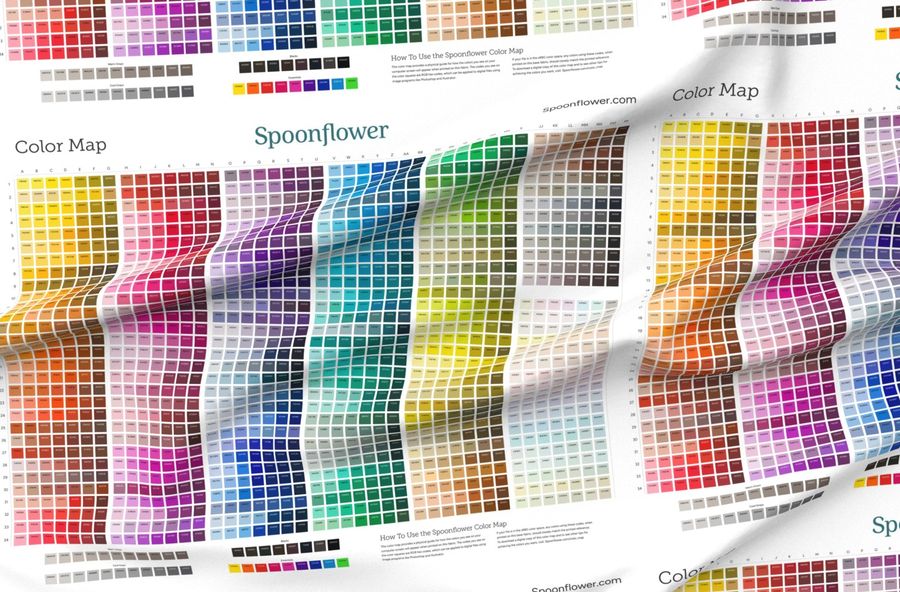 Spoonflower Color Map