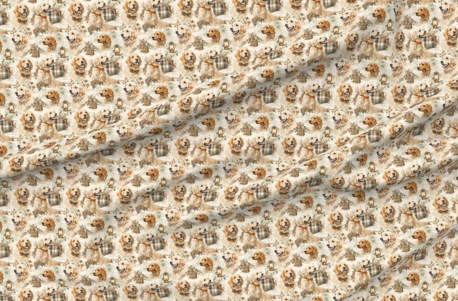 Golden Retrievers - Vintage Aesthetic