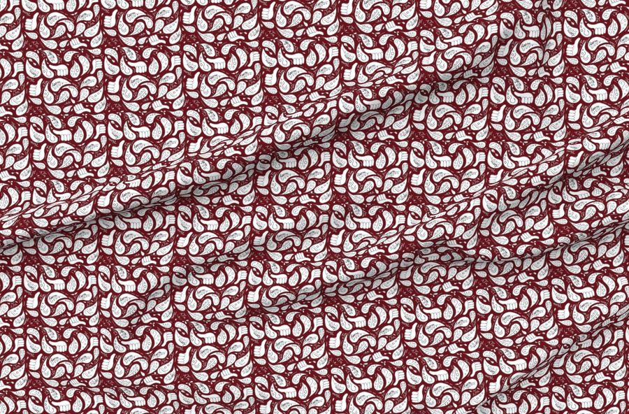 Aggie Paisley Maroon Out
