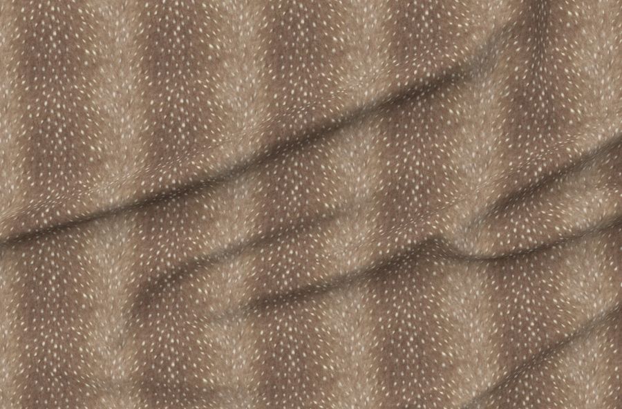 Soft Deer Hide  And Wallpaper In Taupe