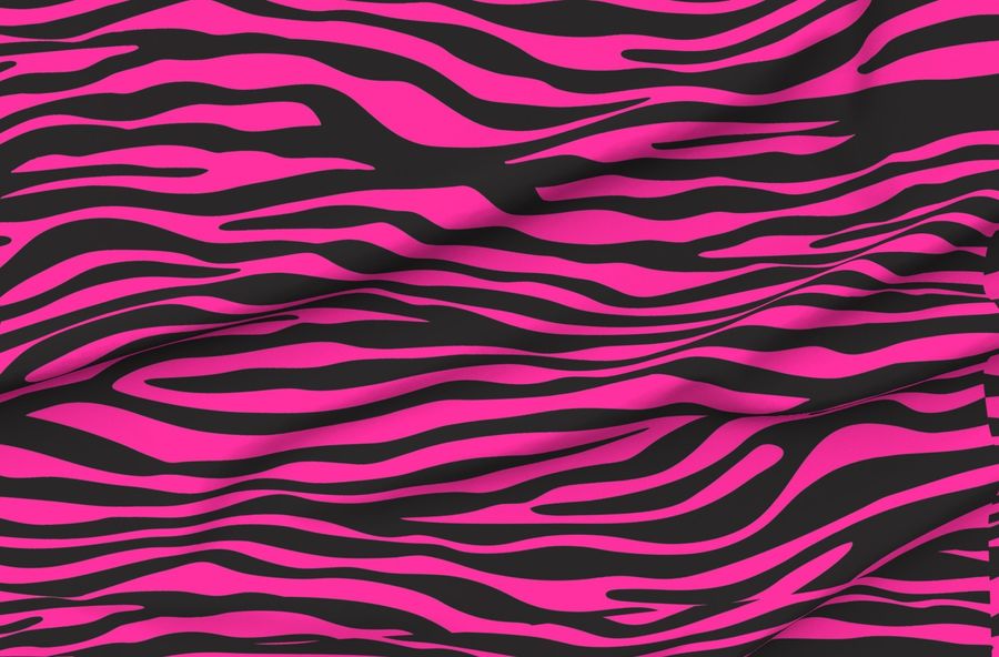 Pink Zebra 60Inx60In Centered