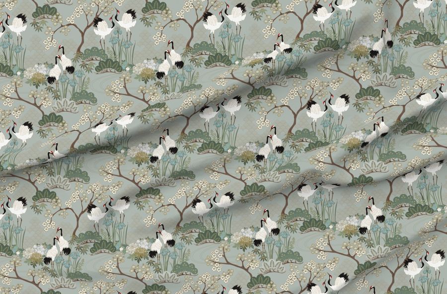 Japanese Garden Sage 14 In Repeat
