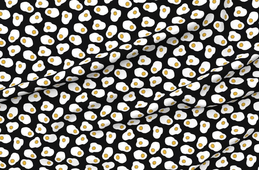 Eggs / Black And White Food Breakfast Kitchen Food Brunch Novelty