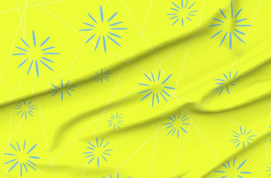 Yellow Starburst - Adult Scale