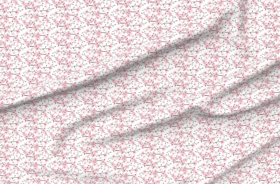 Pink Cherry Blossom Watercolor Or Cherry Blossom Floral  And Wallpape