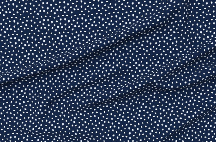 Stars / Navy Blue Stars And White Patriotic Kids Night Sky Nursery Baby