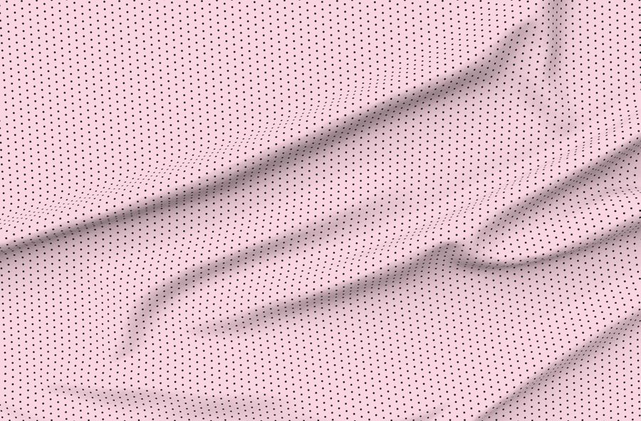 Dots // Pink And Black Sweet Preppy Polka Dots Little Dots