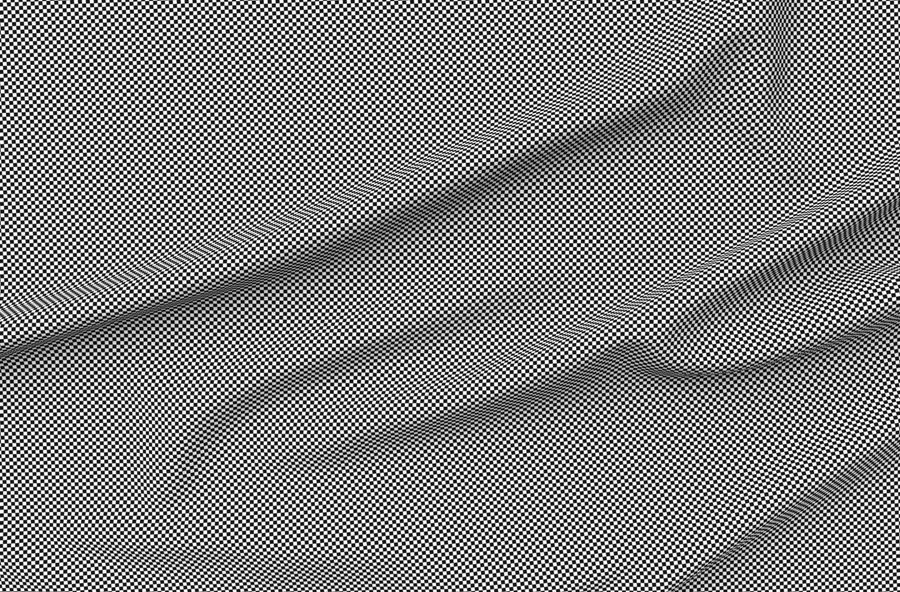 1/4 Inch Black And White Checkerboard Squares (1/2 Inch Repeat)