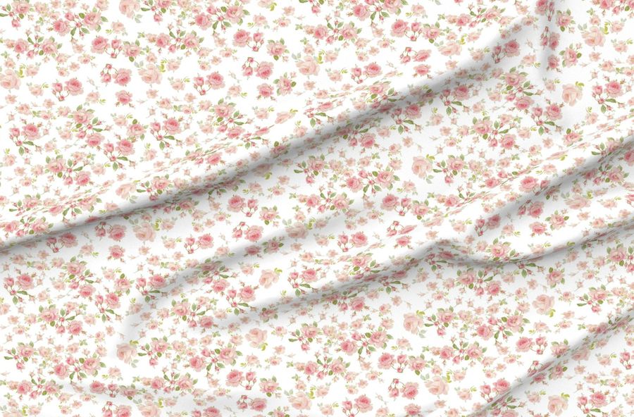 Saint Colette June Roses Peony On White Resized