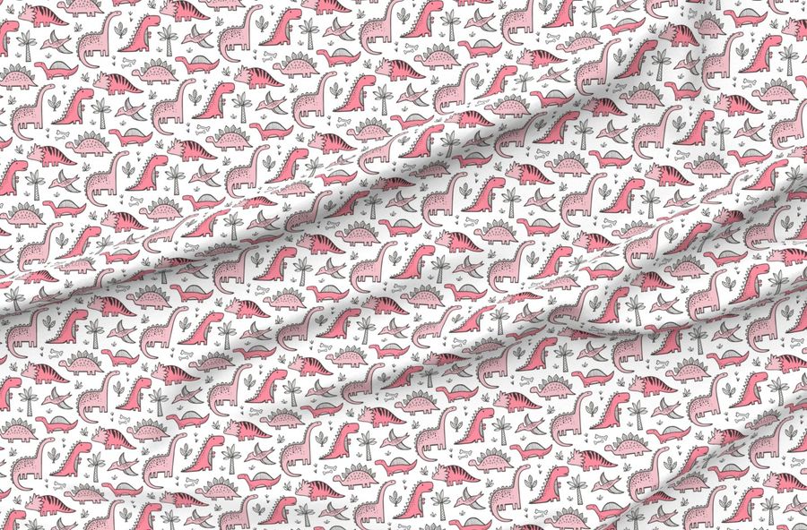 Dinosaurs In Pink