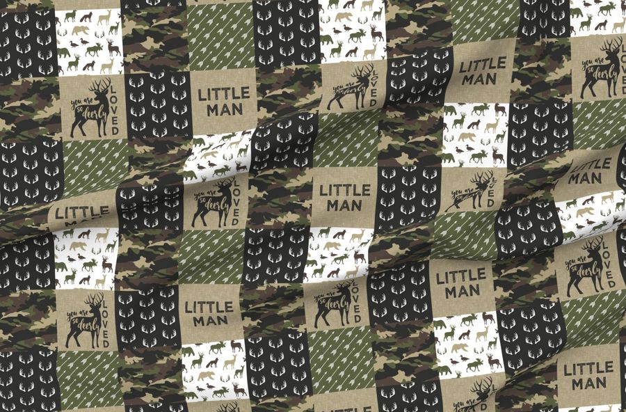 Little Man - Woodland Wholecloth - C2 Camouflage