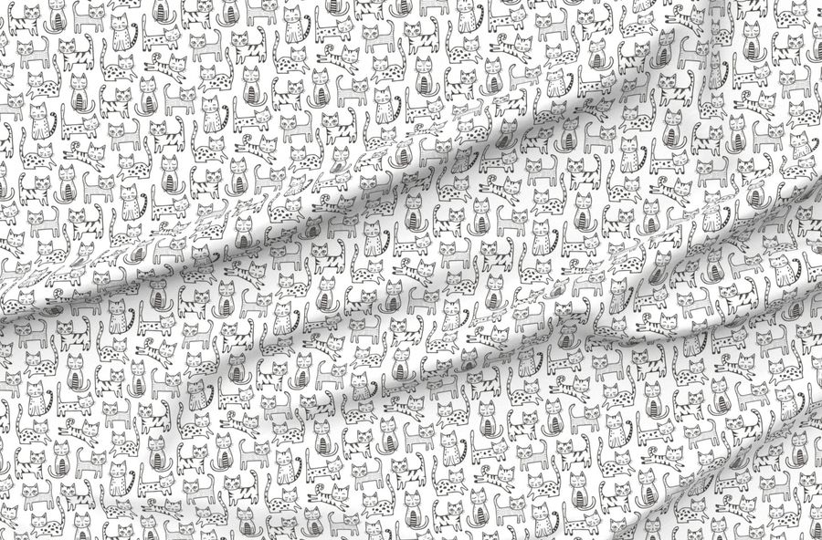 Cats With Stripes Black&White Larger
